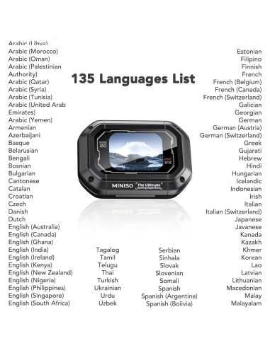 Auriculares de Traducción MINISO M98 Bluetooth 5.4 135 Idiomas