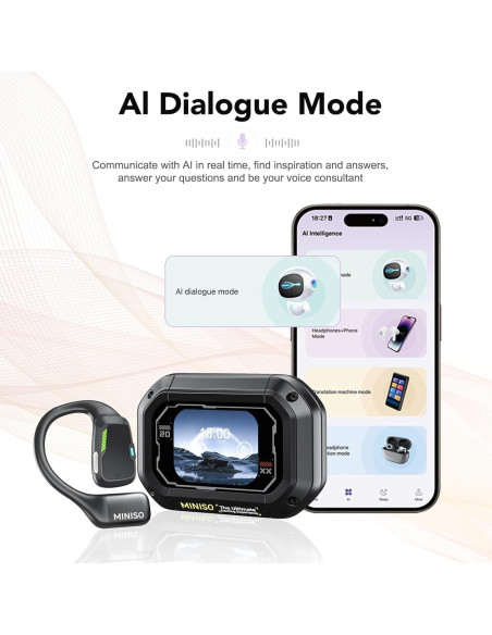 Auriculares de Traducción MINISO M98 Bluetooth 5.4 135 Idiomas