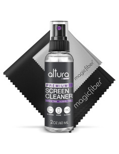 Kit de Limpieza de Pantallas Altura Photo 2oz + 2 Paños Microfibra