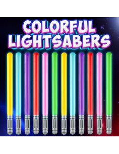 Sables de Luz Inflables Bedwina - Paquete de 12, 89 cm 2