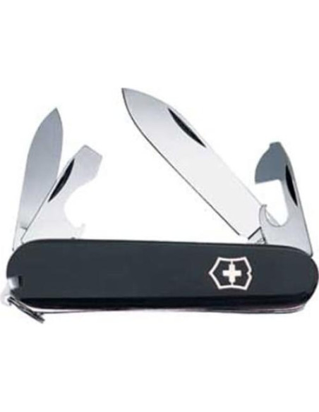 Cuchillo Suizo Victorinox Recruit 10 Funciones Negro 84mm