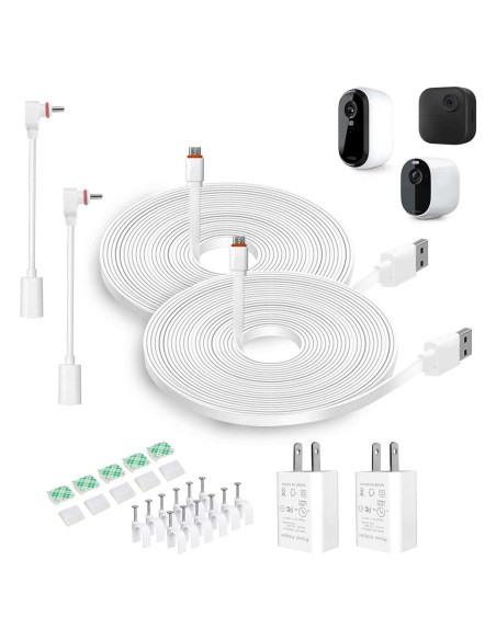 Cable de Carga 20FT DIANMU con Adaptador para Arlo Essential 2K