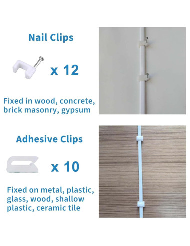 Cable de Carga 20FT DIANMU con Adaptador para Arlo Essential 2K