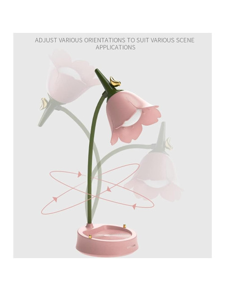 Lámpara de Escritorio LED Inalámbrica Magical JD Rosa