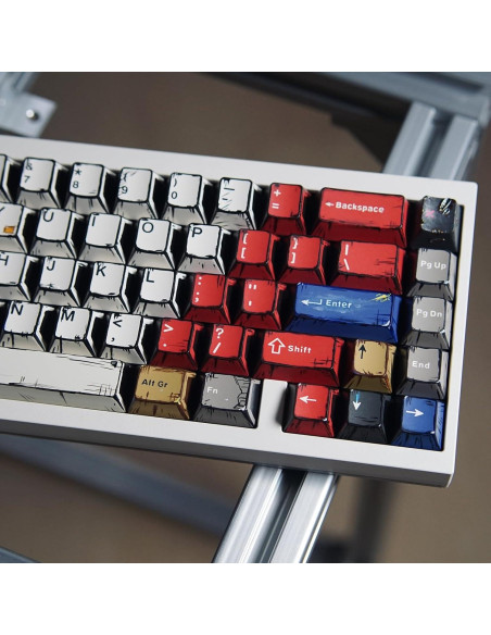 Conjunto de Teclas PBT SUEHIODHY 141 Teclas Estilo Manga