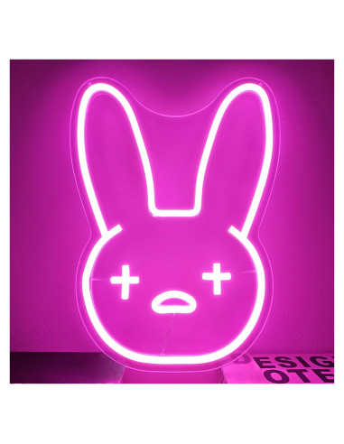 Letrero Neón Malito Conejo CinsYarn 30x10 cm Dimmable