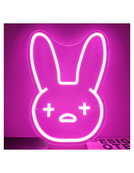 Letrero Neón Malito Conejo CinsYarn 30x10 cm Dimmable Letrero Neón Malito Conejo CinsYarn 30x10 cm Dimmable