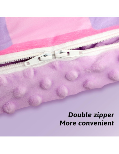 Saco de dormir Wizland para niños - Franela suave 156.7x71.9 cm