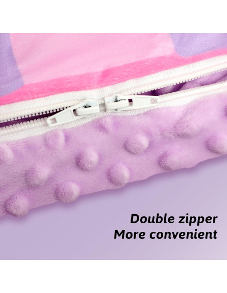 Saco de dormir Wizland para niños - Franela suave 156.7x71.9 cm