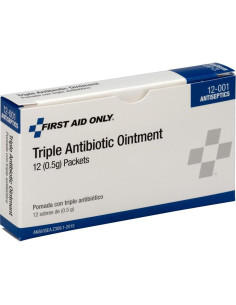 Ungüento Antibiótico Triple Pac-Kit 12 Paquetes 0.5g 2