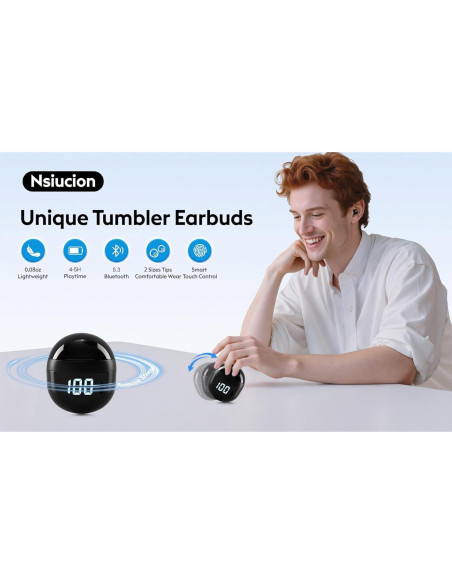 Auriculares Inalámbricos Bluetooth Nsiucion BDW-SK18 para Dormir Auriculares Inalámbricos Bluetooth Nsiucion BDW-SK18 para Dormir