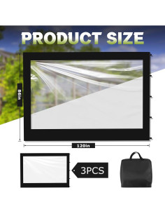 Paredes Laterales Transparentes para Carpa 10x10 SmoothNovelty 2