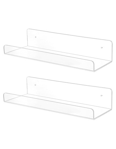 Estantes Acrílicos Flotantes TONICE 2 Piezas 15.24cm