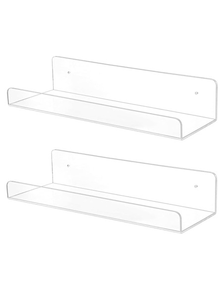 Estantes Acrílicos Flotantes TONICE 2 Piezas 15.24cm