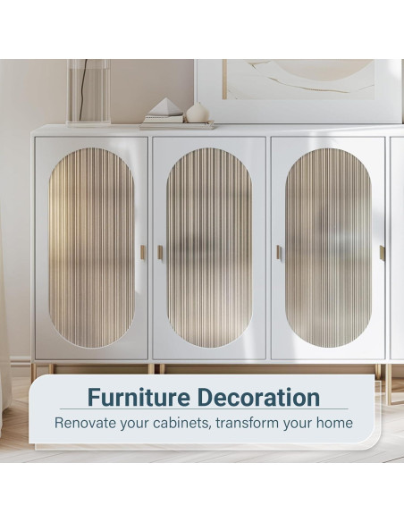 Película de Privacidad Rabbitgoo Estriada 44.5x199.5cm Vinilo