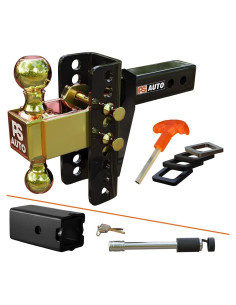 Enganche de Remolque Ajustable PSAUTO 20,000 lbs 6" Caída