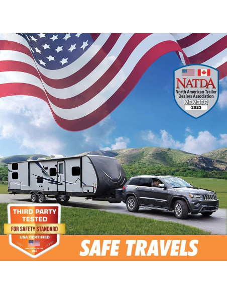 Enganche de Remolque Ajustable PSAUTO 20,000 lbs 6" Caída