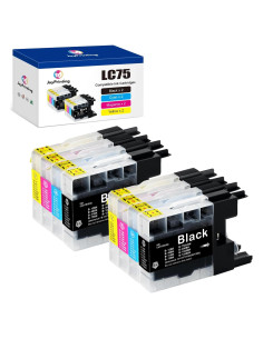 Cartuchos de tinta JoyPrinting LC75 compatibles Brother (8 Pzs)