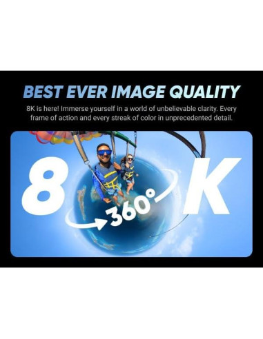 Cámara de Acción 360 Insta360 X4 con Paquete de Buceo 8K