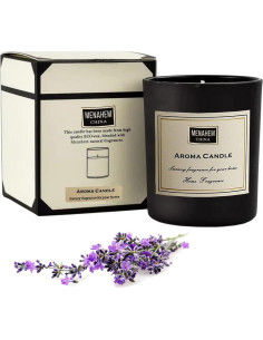 Vela Aromática de Lavanda YFLY - 50g, Cera de Soja Natural 2