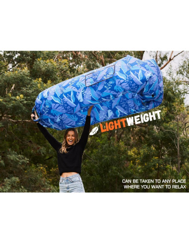 Sofá Hamaca Inflable WEKAPO Portátil 208 cm Impermeable