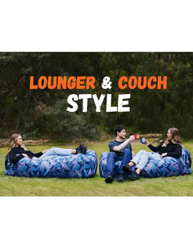 Sofá Hamaca Inflable WEKAPO Portátil 208 cm Impermeable