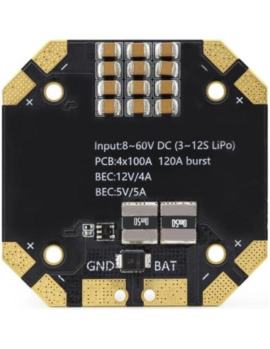 Tablero de Distribución HGLRC 12S para ESC 90A BLheli32