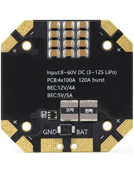 Tablero de Distribución HGLRC 12S para ESC 90A BLheli32