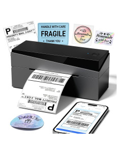 Impresora de Etiquetas Térmicas Bluetooth Omezizy 249BT 4x6