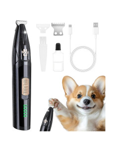 Recortadora Inalámbrica para Perros GIMPYN con LED 19cm