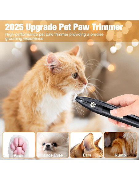 Recortadora Inalámbrica para Perros GIMPYN con LED 19cm