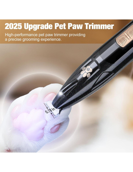 Recortadora Inalámbrica para Perros GIMPYN con LED 19cm