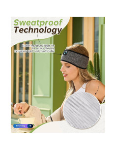 Auriculares para dormir Perytong Bluetooth Diadema Inalámbrica 2