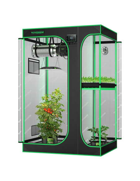 Carpa de Cultivo VIVOSUN 2-en-1 91.4x61x134.6cm Mylar