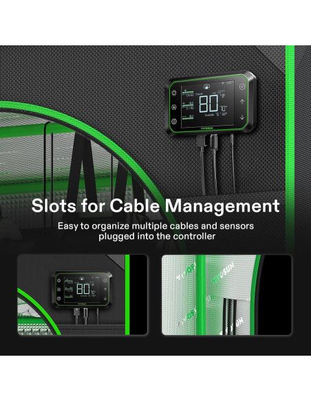 Carpa de Cultivo VIVOSUN 2-en-1 91.4x61x134.6cm Mylar