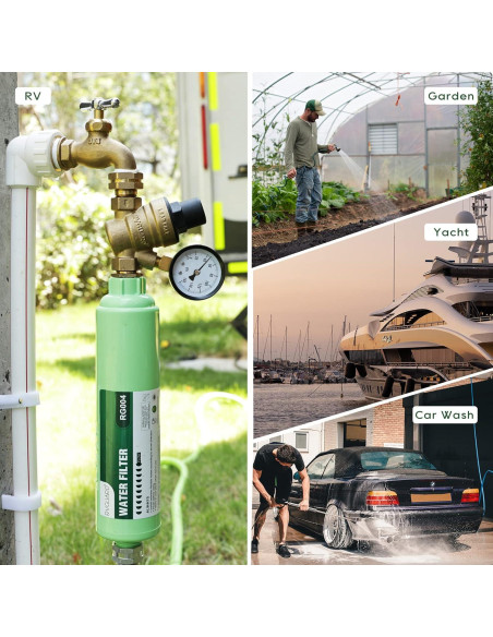 Filtro de Agua RVGUARD Inline 2 Unidades, Reduce Olores y Cloro