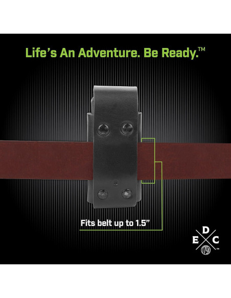 Funda de Cuero 1791 EDC para Multiherramientas hasta 11.43 cm