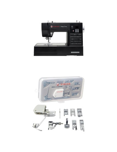 Máquina de Coser SINGER Heavy Duty 6600C con Kit de 9 Pies