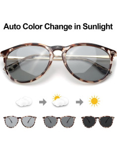 Gafas de sol foto-cromáticas TJUTR UV400 para día y noche 2