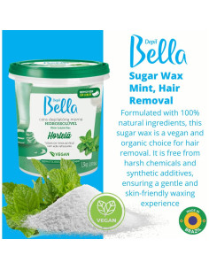 Pasta de Azúcar Depil Bella Menta 1.30 kg - Cera Natural para Cuerpo 2