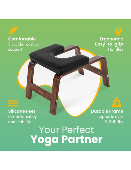 Banco de Inversión para Yoga FeetUp Entrenador Vegano 64x40cm Banco de Inversión para Yoga FeetUp Entrenador Vegano 64x40cm