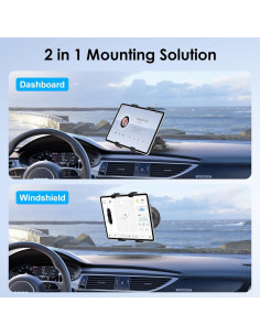 Soporte para Tableta de Coche Linkstyle 7-10.5" Ventosa 2