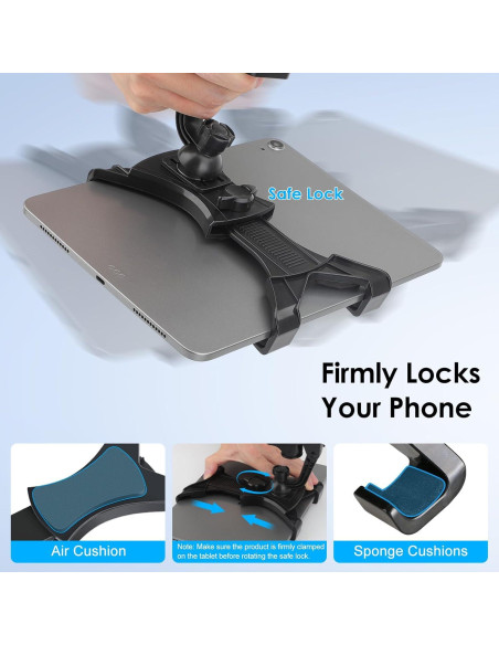 Soporte para Tableta de Coche Linkstyle 7-10.5" Ventosa