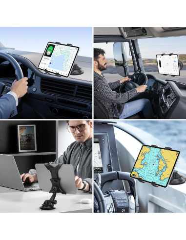 Soporte para Tableta de Coche Linkstyle 7-10.5" Ventosa