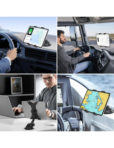 Soporte para Tableta de Coche Linkstyle 7-10.5" Ventosa