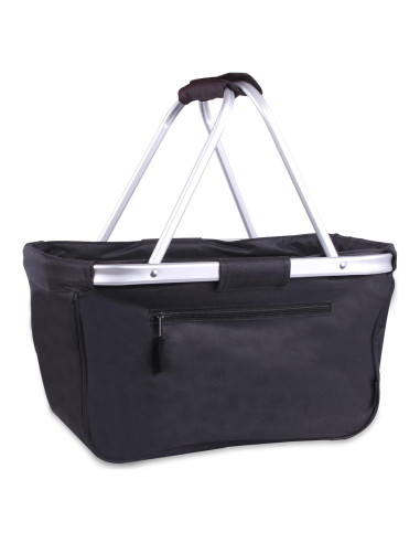 Cesta de Picnic Plegable SIYUAN 24L Negra Reutilizable