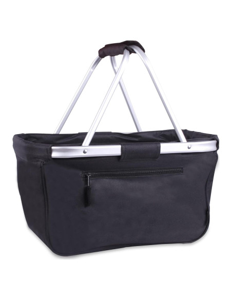 Cesta de Picnic Plegable SIYUAN 24L Negra Reutilizable