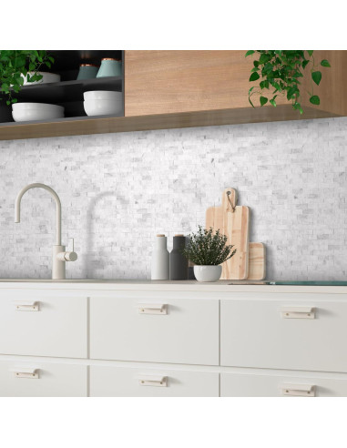 Azulejos de Mosaico Natural Autoadhesivos Sunwings 5 Hojas 0.385 m