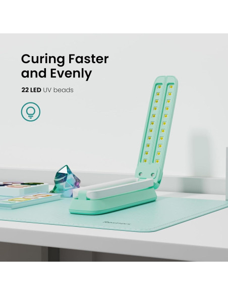 Luz UV Inalámbrica Resiners R-062E para Curado de Resina