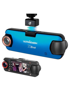 UltraDash Z3+ Comercial - Cámara Dash Doble Lente 2.7" GPS